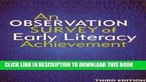 Collection Book An Observation Survey of Early Literacy Achievement, Third Edition (3rd Edition)