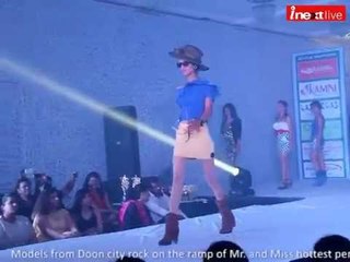Models rock on the ramp of Mr. and Miss hottest personality contest in Dehradun
