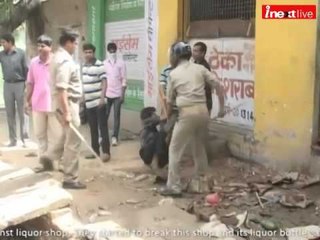 Watch UP Police lathicharge, slap women in Agra