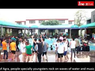 Youngsters rock at Hot pool party in Agra