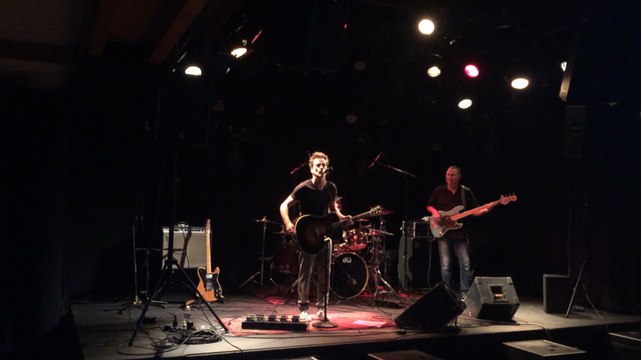 Vincent Tielemans sur la scène du Run ar Puns