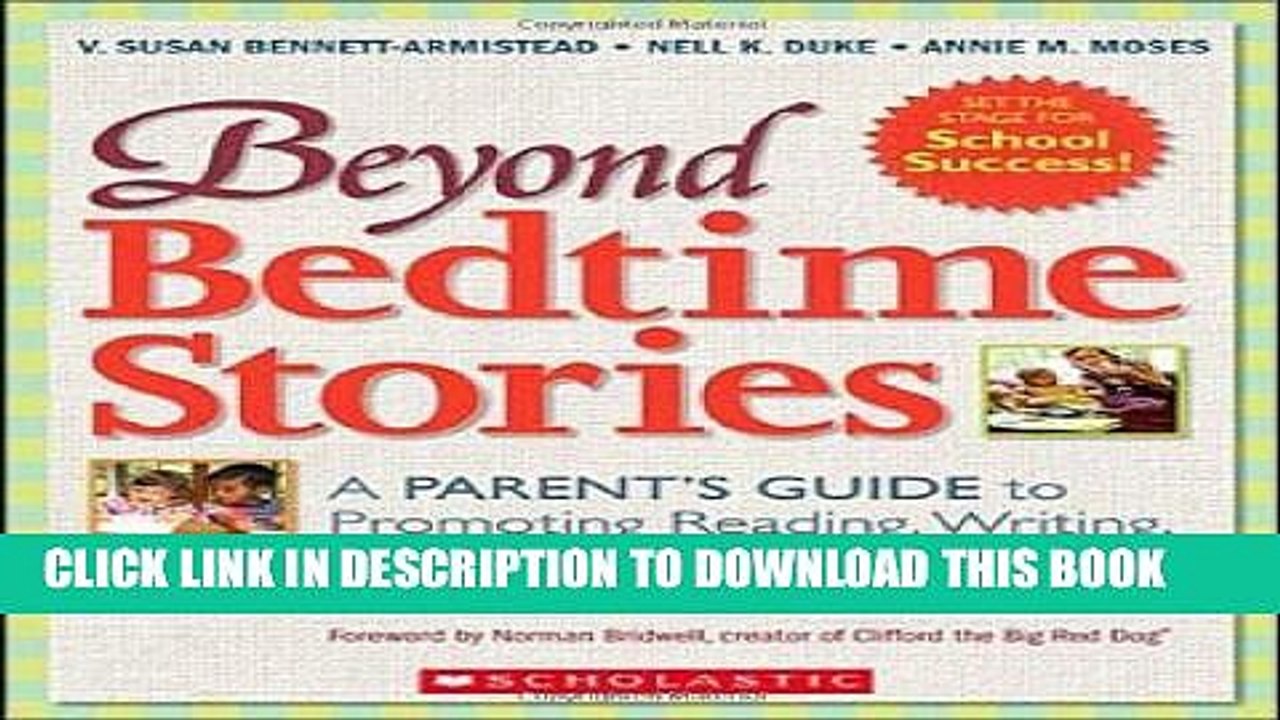 [PDF] Beyond Bedtime Stories: A Parent s Guide to Promoting Reading, Writing, and Other Literacy