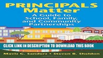 New Book Principals Matter: A Guide to School, Family, and Community Partnerships