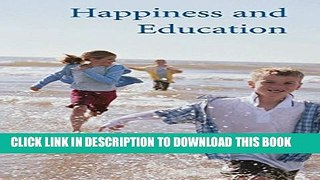 New Book Happiness and Education