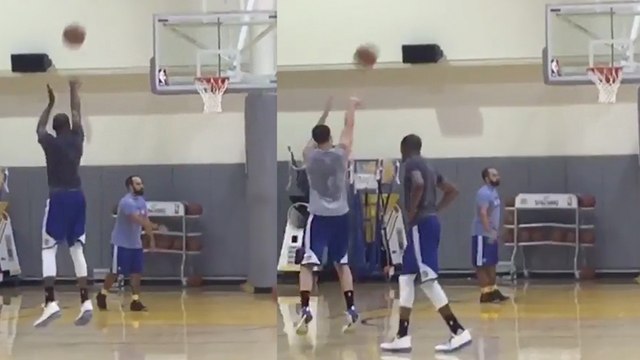 Kevin Durant & Klay Thompson Drain 18 3-Pointers Without Missing In Practice