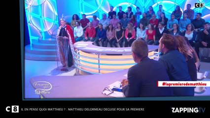 Il en pense quoi Matthieu ? : Matthieu Delormeau déguisé en Louis XIV pour sa première (Vidéo)