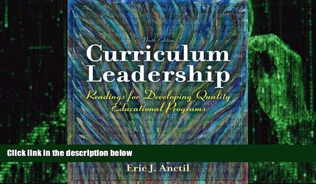 Big Deals Curriculum Leadership: Readings for Developing Quality Educational Programs (9th