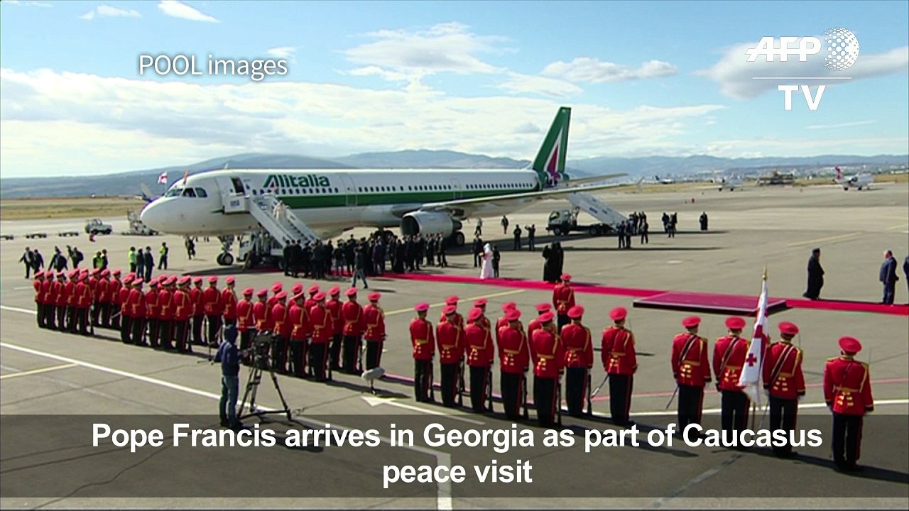 Pope Francis talks of 'peaceful coexistence; in Caucasus region