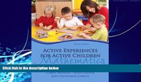 Big Deals  Active Experiences for Active Children: Mathematics (3rd Edition)  Best Seller Books