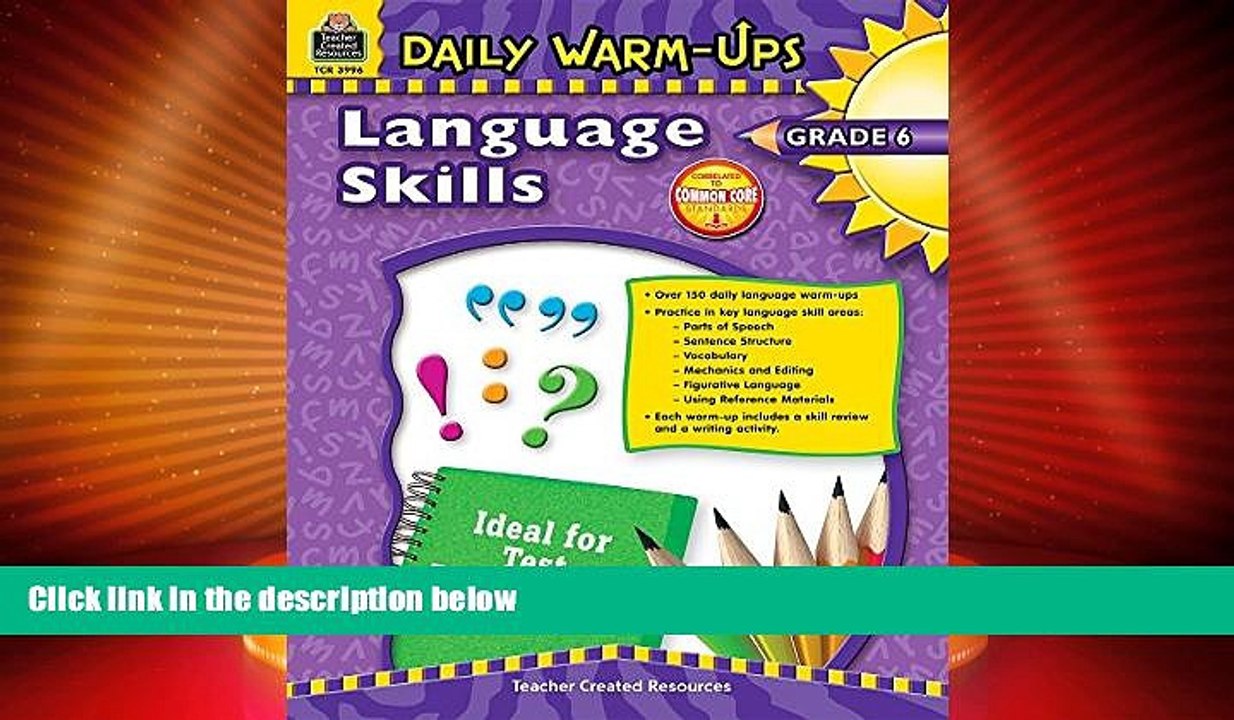 Big Deals  Daily Warm-Ups: Language Skills Grade 6  Best Seller Books Best Seller
