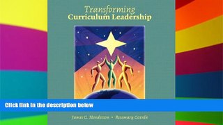 Big Deals  Transformative Curriculum Leadership (3rd Edition)  Free Full Read Best Seller