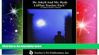 Big Deals  Dr. Jekyll and Mr. Hyde LitPlan - A Novel Unit Teacher Guide With Daily Lesson Plans