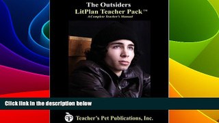 Big Deals  The Outsiders LitPlan - A Novel Unit Teacher Guide With Daily Lesson Plans (LitPlans on