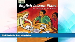 Big Deals  English Lesson Plans For Substitute Teachers  Free Full Read Most Wanted