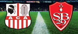 AC Ajaccio 1-1 Stade Brestois - Tous Les Buts - 30.9.2016