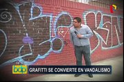Graffiti se convierte en vandalismo en diversos distritos