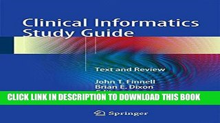 [PDF] Clinical Informatics Study Guide: Text and Review (Health Informatics) Popular Online