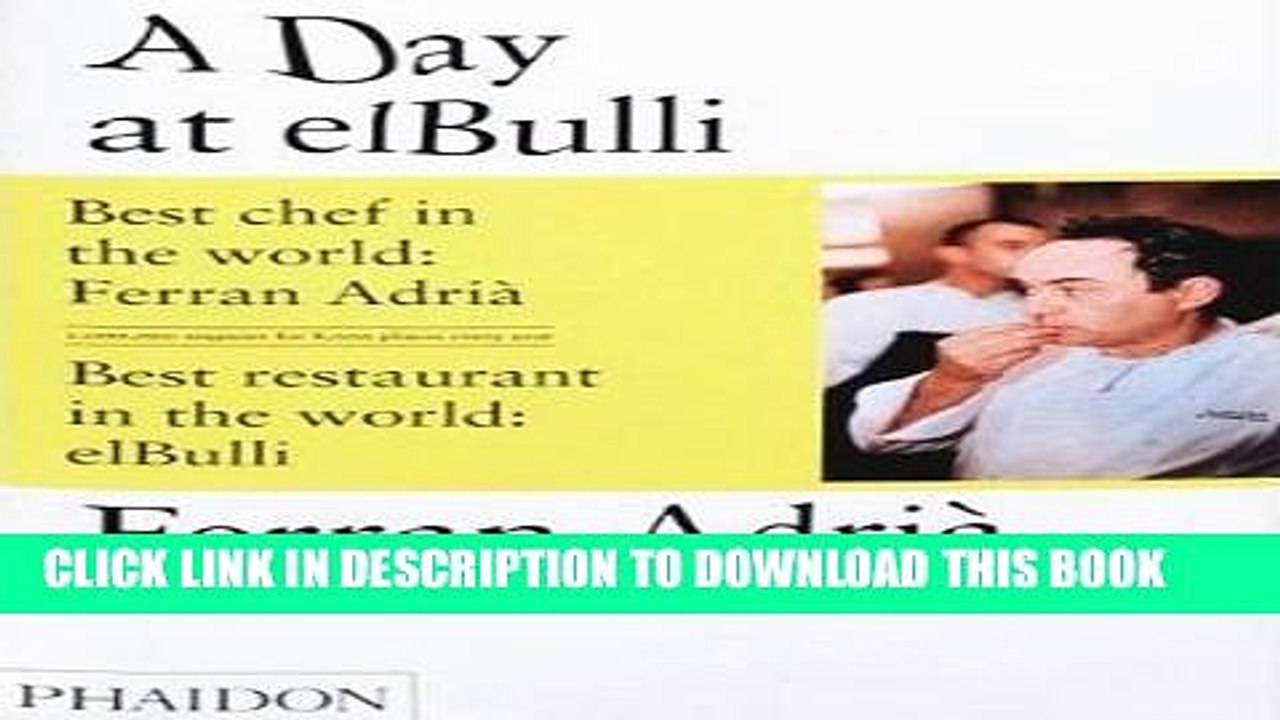 [PDF] A Day at El Bulli Full Online