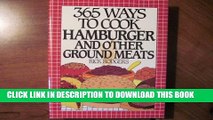[PDF] 365 Ways to Cook Hamburger and Other Ground Meats Popular Colection