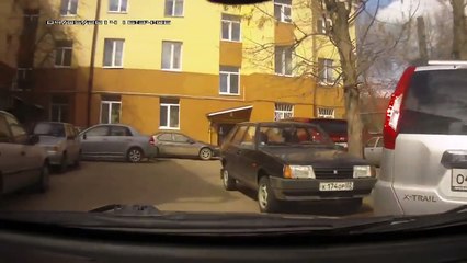Road rage insolite en Russie