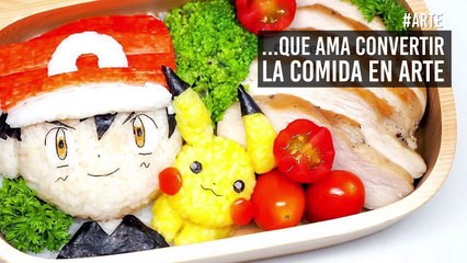 Joven tailandesa transforma alimentos en adorables personajes pokémon
