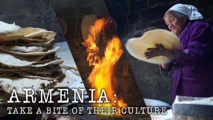 Armenian Lavash. "Tonri Lavash Haykakan" Армянский Лаваш