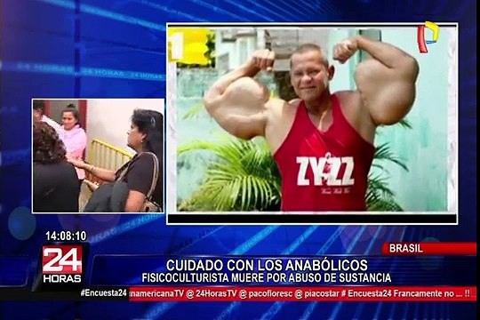 Fisicoculturista brasileño falleció por el uso de anabólicos