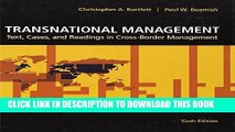 [PDF] Transnational Management: Text, Cases   Readings in Cross-Border Management Popular Colection