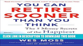 New Book You Can Retire Sooner Than You Think