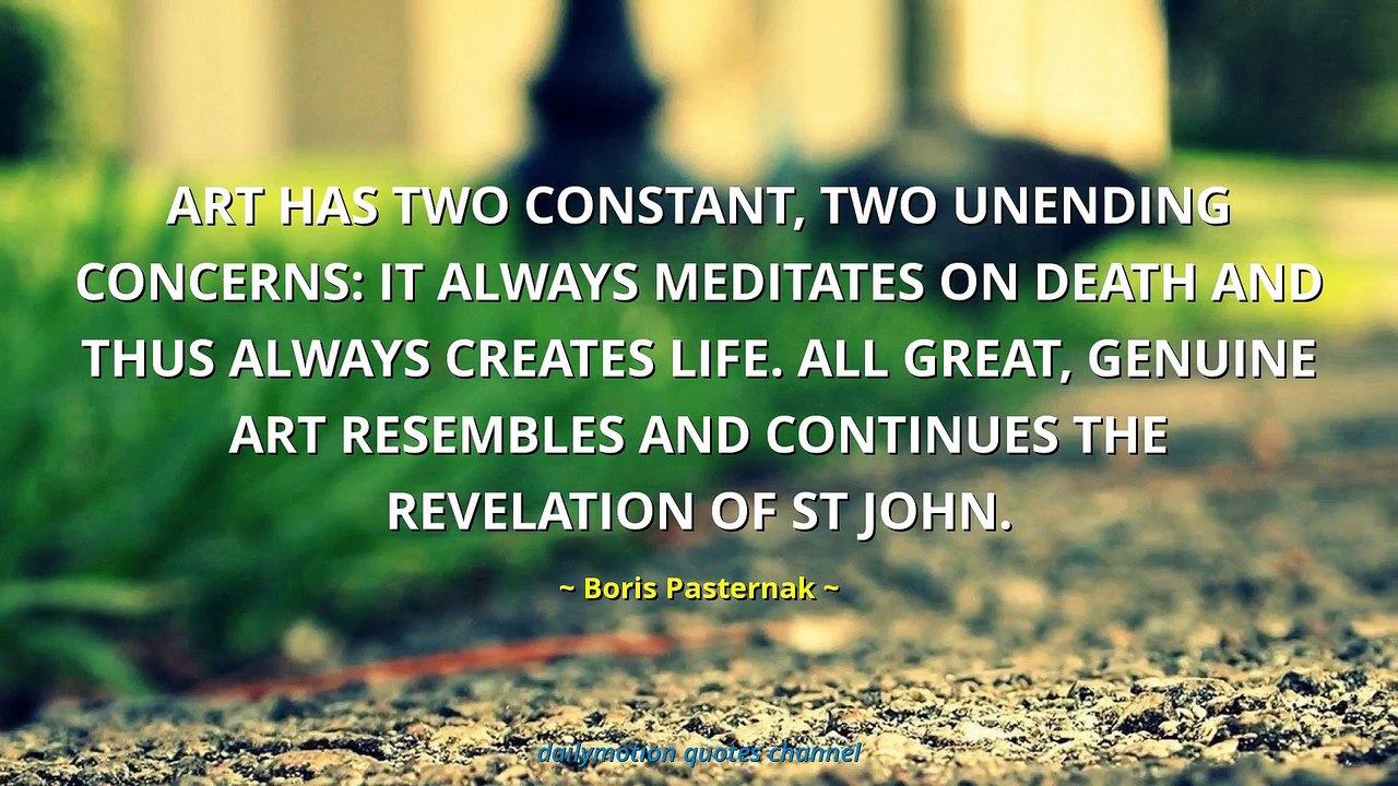 Boris Pasternak Quotes #1