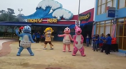 poco poco dance Melaka Wonderland Mascot gotomelaka.blogspot.com Melaka Bandaraya Warisan Dunia