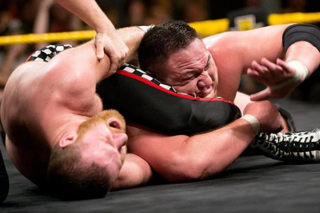 Sami Zayn vs. Samoa Joe 2 out of 3 falls:NXT 3-9-16