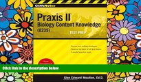 Big Deals  CliffsNotes Praxis II: Biology Content Knowledge (0235)  Best Seller Books Best Seller