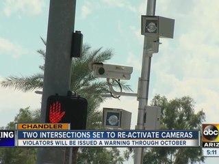 Cameras to be activated in Chandler, so smile or slow down!