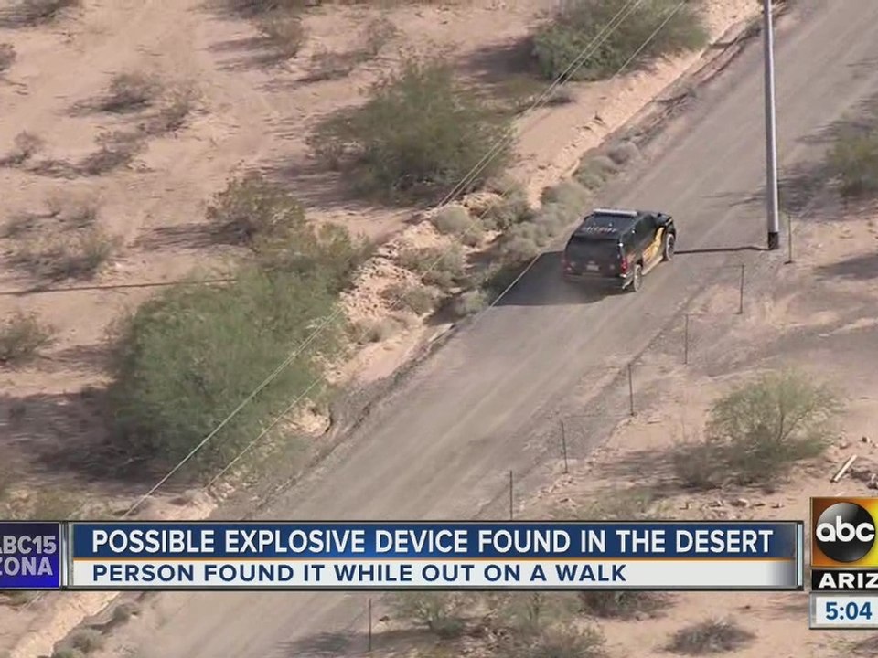 MCSO bomb squad checking out possible explosive device