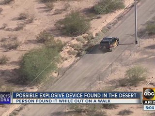 MCSO bomb squad checking out possible explosive device
