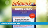Big Deals  Schaum s Outline of Electric Circuits, Second Edition (Schaum s Outlines)  Best Seller