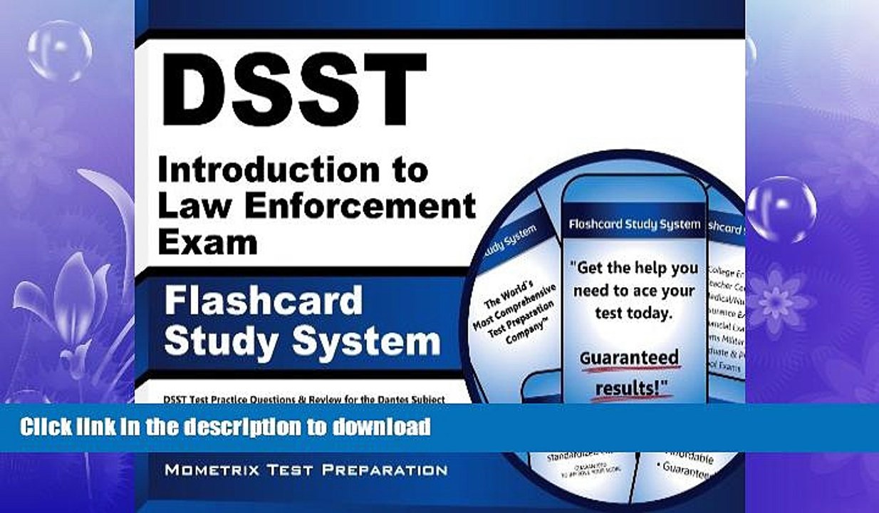 GET PDF  DSST Introduction to Law Enforcement Exam Flashcard Study System: DSST Test Practice