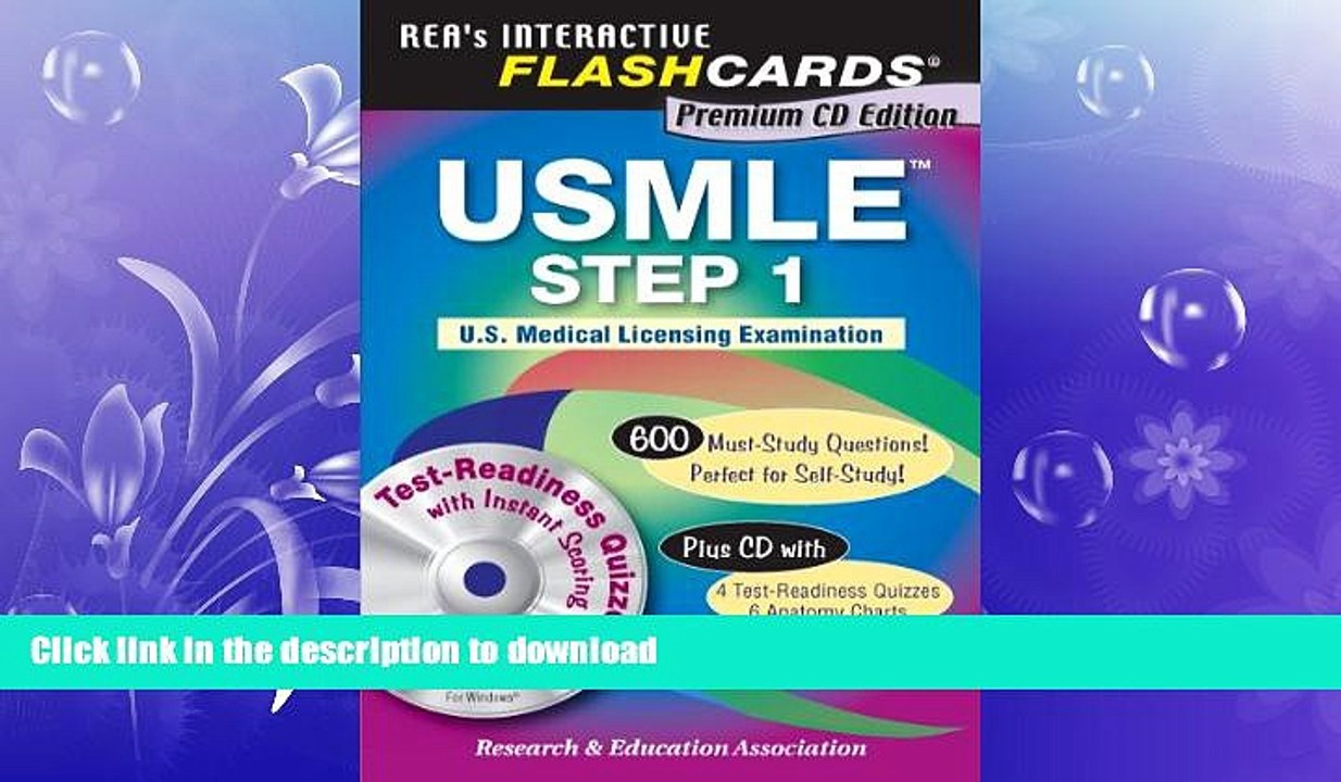 EBOOK ONLINE  USMLE Step 1 Premium Edition Flashcard Book w/CD-ROM (Flash Card Books)  GET PDF