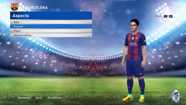 New Face & Hair •Denis Suárez• 2016/17 | PES 2016