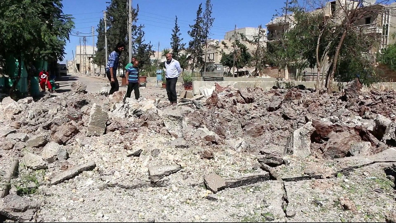 Aleppo hospital bombed for the second time