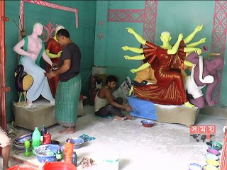 শারদীয় দুর্গাপূজাকে ঘিরে নোয়াখালীতে উৎসবের আমেজ