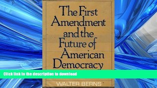 READ THE NEW BOOK The First Amendment and the Future of American Democracy READ EBOOK