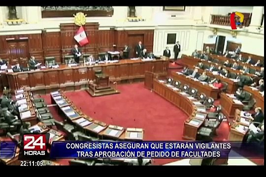 Congresistas estará vigilante tras otorgar facultades legislativas