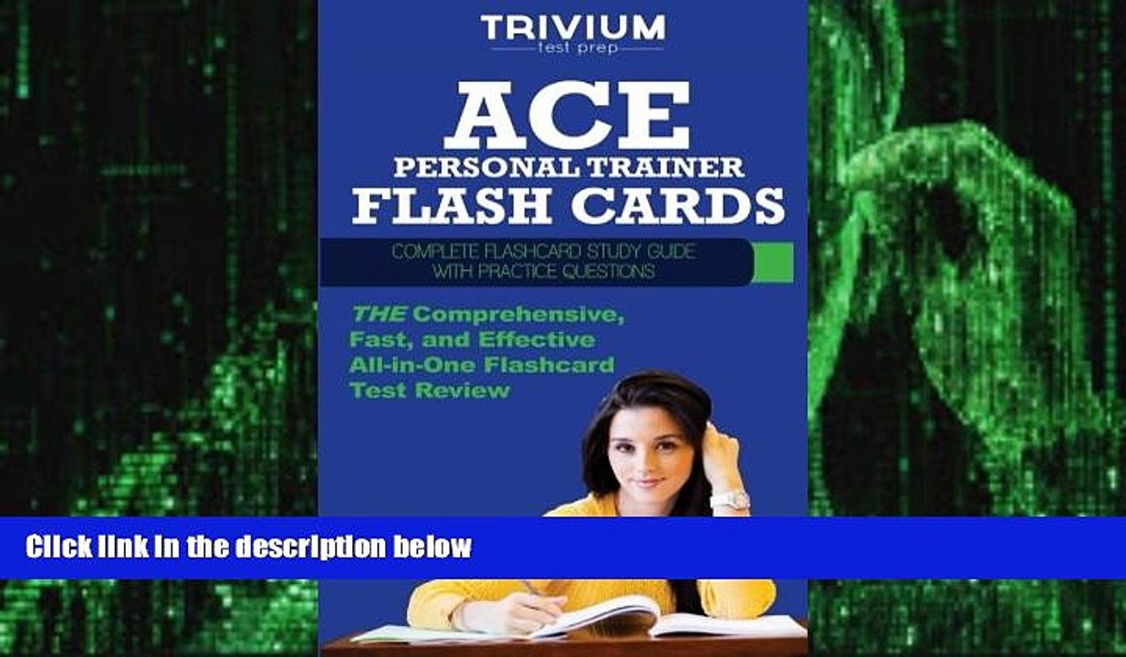 Big Deals  ACE Personal Trainer Flash Cards: Complete Flash Card Study Guide with Practice Test