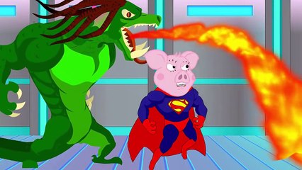 Peppa Pig english episodes ! Spiderman Fights Green Monster Pokemon Superheroes In Real Life