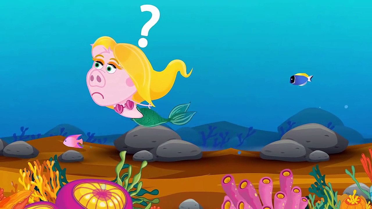 Peppa Pig George Draws Two Horn Monster! Scare Help! Funny Story Superhero in Real