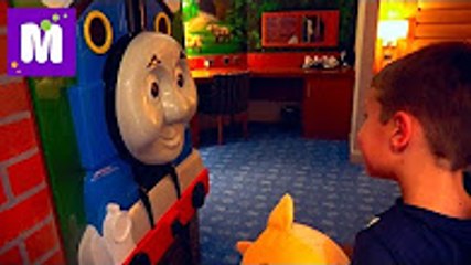 Дети Катя и Макс ВЛОГ На машине к Томасу Мороженое из МакДональдса Kit Kat и OREO отель как в мультике Томас и Друзья