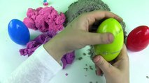 Kinetik Kum Sürpriz Yumurta Yapımı Renkli Dondurma Kumdan Kaleler
