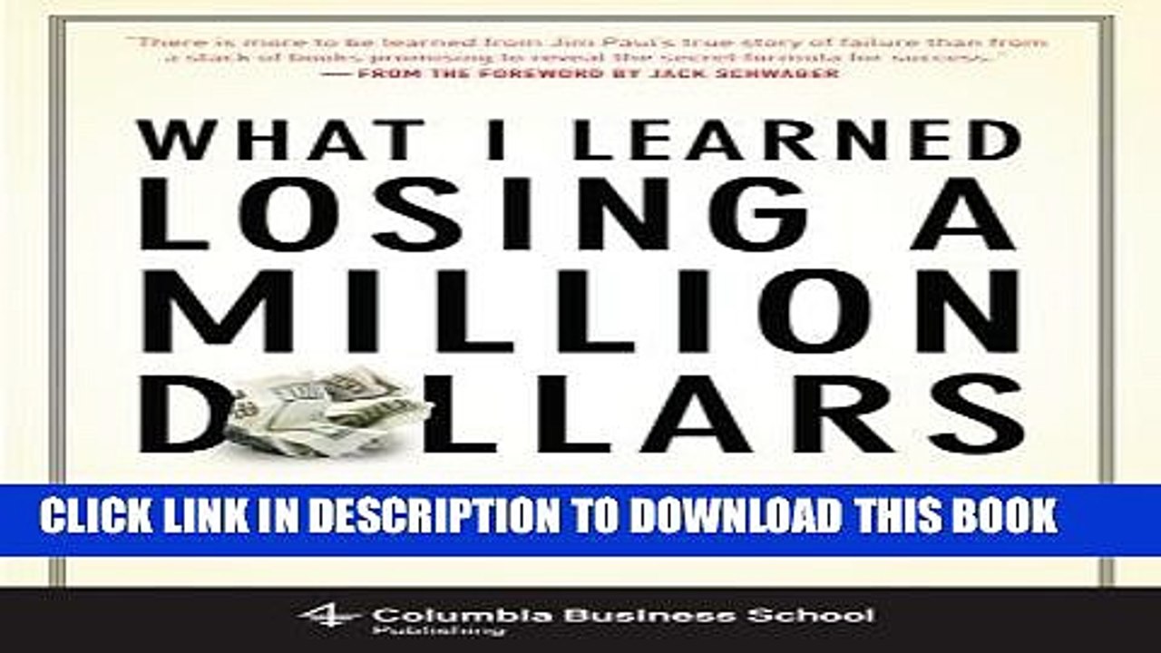 [PDF] What I Learned Losing a Million Dollars Popular Collection